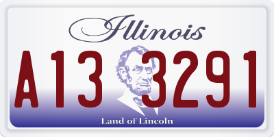 IL license plate A133291