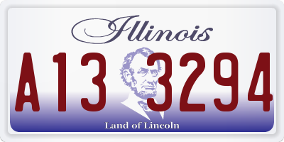 IL license plate A133294