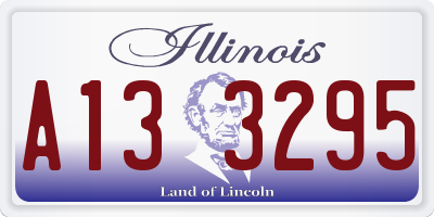 IL license plate A133295