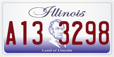IL license plate A133298