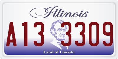 IL license plate A133309