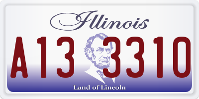 IL license plate A133310