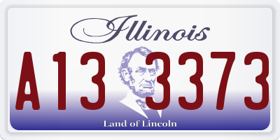 IL license plate A133373