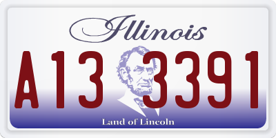 IL license plate A133391