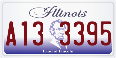 IL license plate A133395