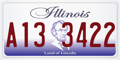 IL license plate A133422