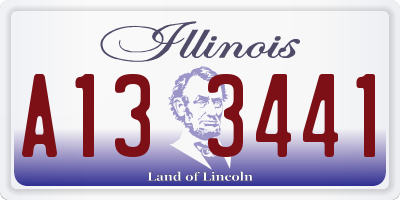 IL license plate A133441