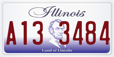 IL license plate A133484