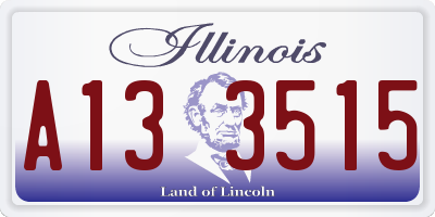 IL license plate A133515