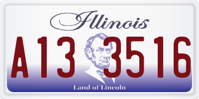 IL license plate A133516
