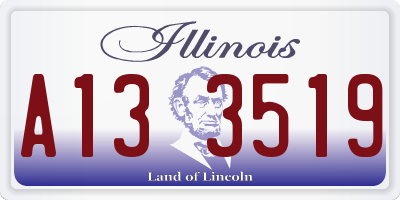 IL license plate A133519