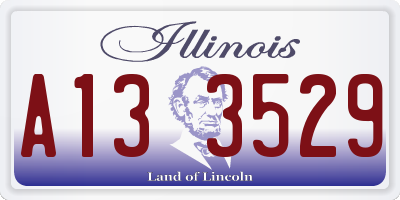 IL license plate A133529