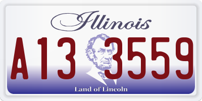 IL license plate A133559