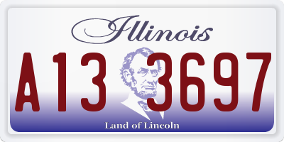 IL license plate A133697