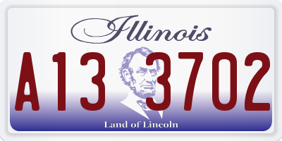 IL license plate A133702