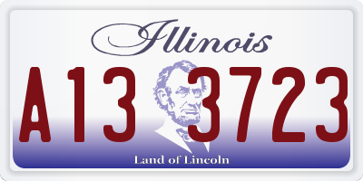 IL license plate A133723