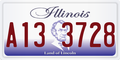 IL license plate A133728