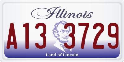 IL license plate A133729