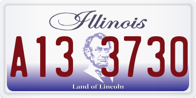 IL license plate A133730