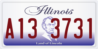 IL license plate A133731