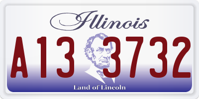 IL license plate A133732