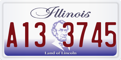 IL license plate A133745