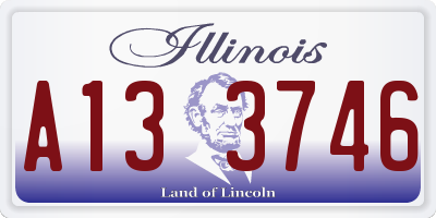 IL license plate A133746