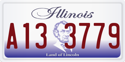 IL license plate A133779