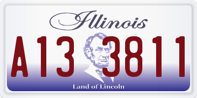 IL license plate A133811