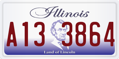 IL license plate A133864