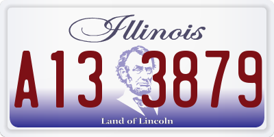 IL license plate A133879