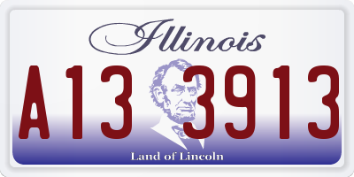 IL license plate A133913