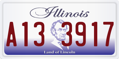 IL license plate A133917