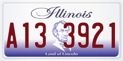 IL license plate A133921