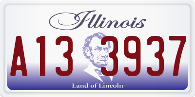 IL license plate A133937