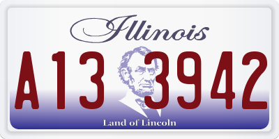 IL license plate A133942