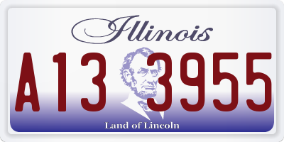 IL license plate A133955