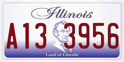 IL license plate A133956