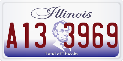 IL license plate A133969
