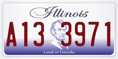 IL license plate A133971