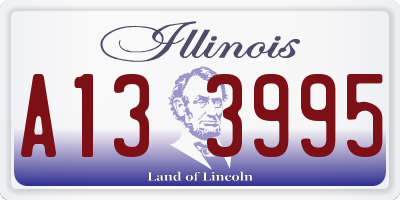 IL license plate A133995