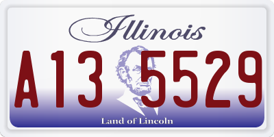 IL license plate A135529