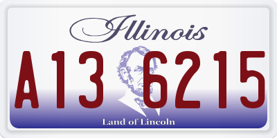 IL license plate A136215