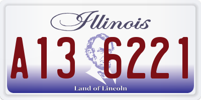 IL license plate A136221
