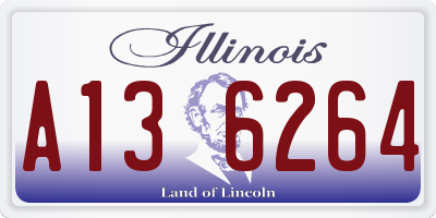 IL license plate A136264