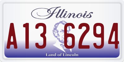 IL license plate A136294