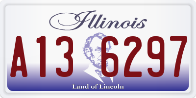 IL license plate A136297