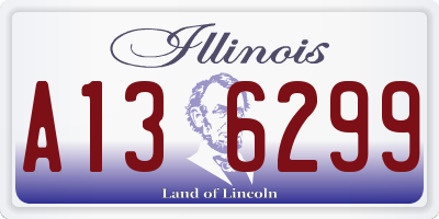 IL license plate A136299