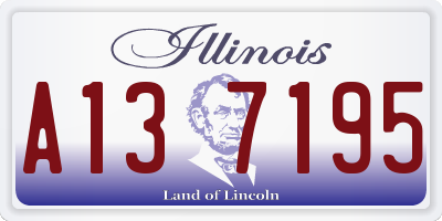 IL license plate A137195