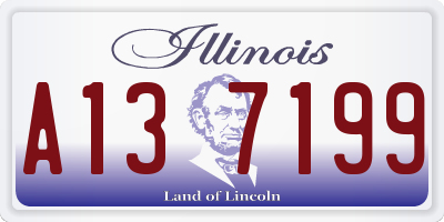 IL license plate A137199
